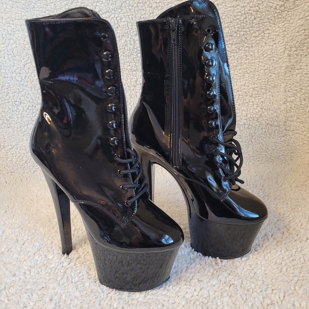 Pleaser Black Platform Boots